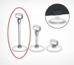 Ценникодержатель на круглой подставке BASE CLIP ножка 100 мм + 
