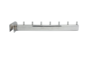 U7299-T-7 Кронштейн на овальную трубу 7 штырьков прямой, хром