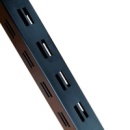 BLACK SL7164-2400 Стойка черная Bazic 40х40 мм, с 4-х сторонней перфорацией H=2400 mm (Матовый)