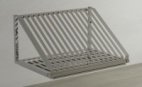 Полка навесная открытая МВ ПК-5-4 (500х400х400, 1 уровень, AISI 430)