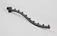 BLACK U8502 Кронштейн на овальную трубу с 9-ю шариками