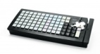 СП Клавиатура программируемая Posiflex KB 6600В c ридером магнитных карт (1&2 дорожки) черная