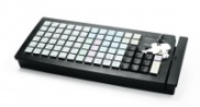 СП Клавиатура программируемая Posiflex KB 6600В c ридером магнитных карт (1&2 дорожки) черная