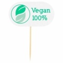 Флажок-маркировка "VEGAN" 8 см (цена за-100 шт/уп) GDP	ES