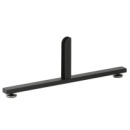 BLACK SL009BS Опора черная для стойки Bazic двойная 40*20*1,5*640 мм (Матовый)