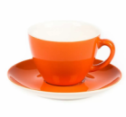 Чайная пара 200 мл оранжевая серия "Barista"  P.L.