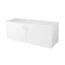 CBDO Эконом-тумба с двумя дверками с ручками, 1200х400х455Н мм, ЛДСП, цвет белый
