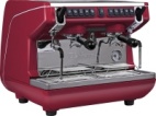 КОФЕМАШИНА РОЖКОВАЯ NUOVA SIMONELLI APPIA LIFE COMPACT 2GR V 220V ВЫСОКАЯ ГРУППА АВТОМАТ КРАСНАЯ