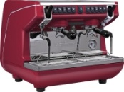 КОФЕМАШИНА РОЖКОВАЯ NUOVA SIMONELLI APPIA LIFE COMPACT 2GR V 220V ВЫСОКАЯ ГРУППА АВТОМАТ КРАСНАЯ