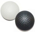 Жесткая многораз.бирка-ракушка Golf 55mm черн 